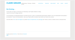 Desktop Screenshot of clairegrauer.com